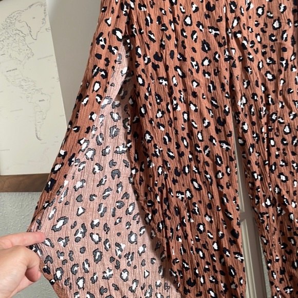 Leopard print breezy pants, Vici, size M - Picture 4 of 5